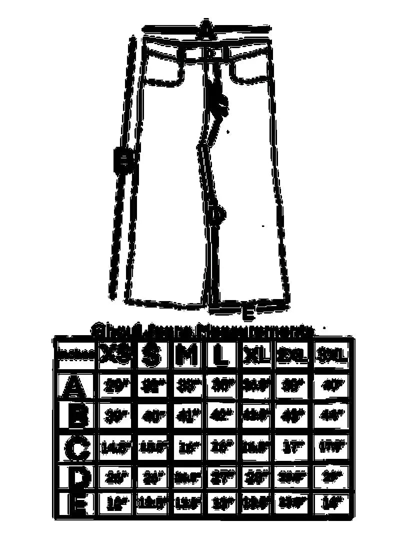 Retro Centipede Embroidery Pattern Oversized Wide-Leg Pants